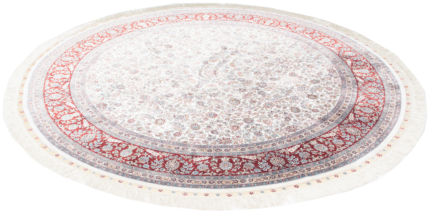 Oriental China Silk runder Teppich