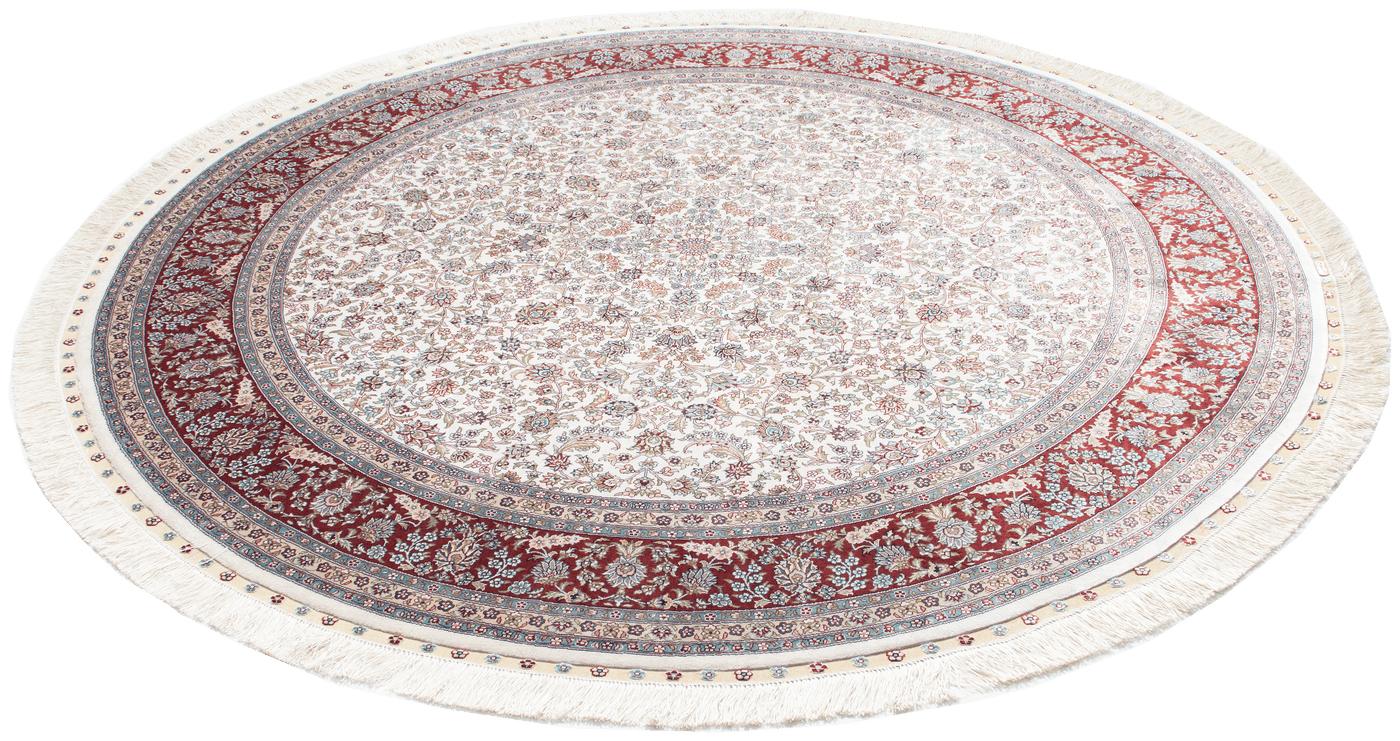 Oriental China Silk runder Teppich