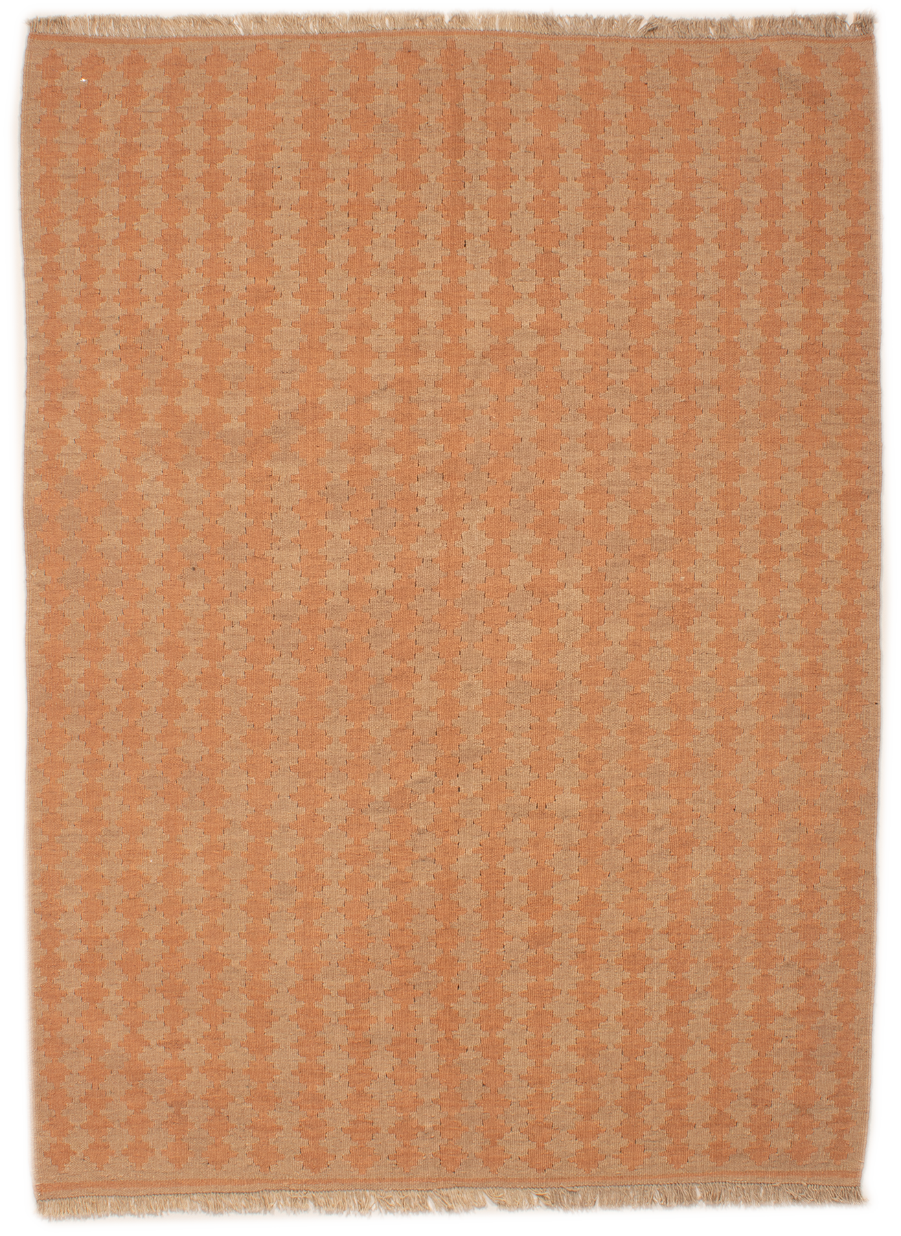 Kelim Teppich Beige Rosa