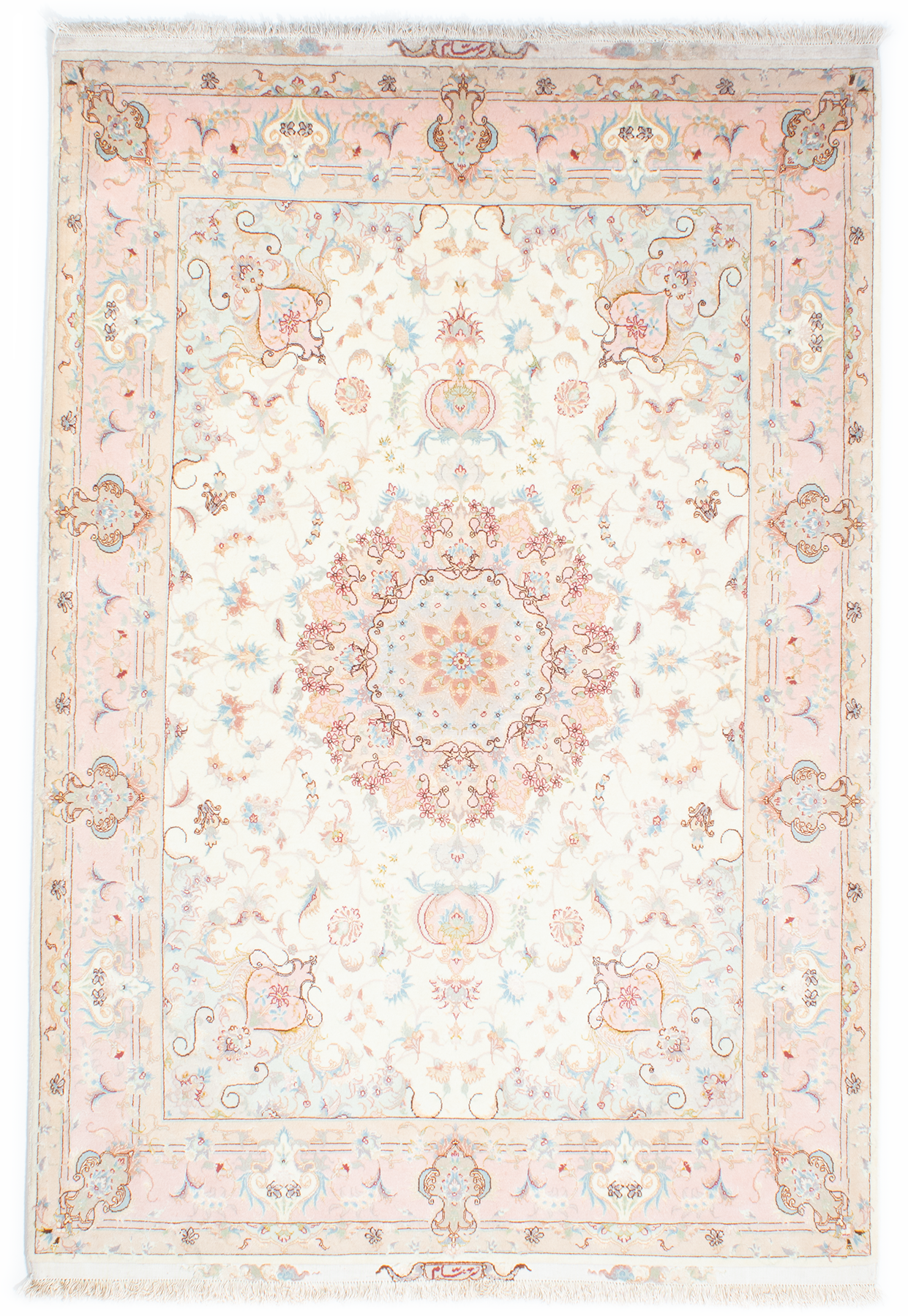 Oriental Tabriz auf Seide