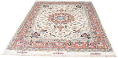 Oriental Tabriz auf Seide