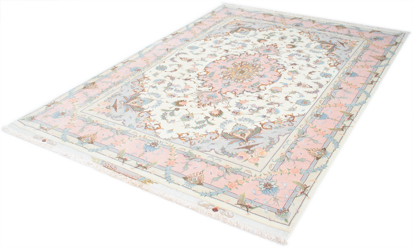 Oriental Tabriz auf Seide