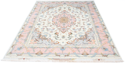 Oriental Tabriz auf Seide