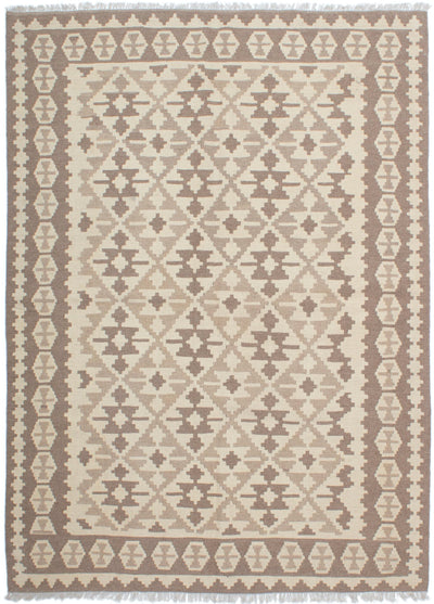 Kelim Fars Beige Braun 240x170