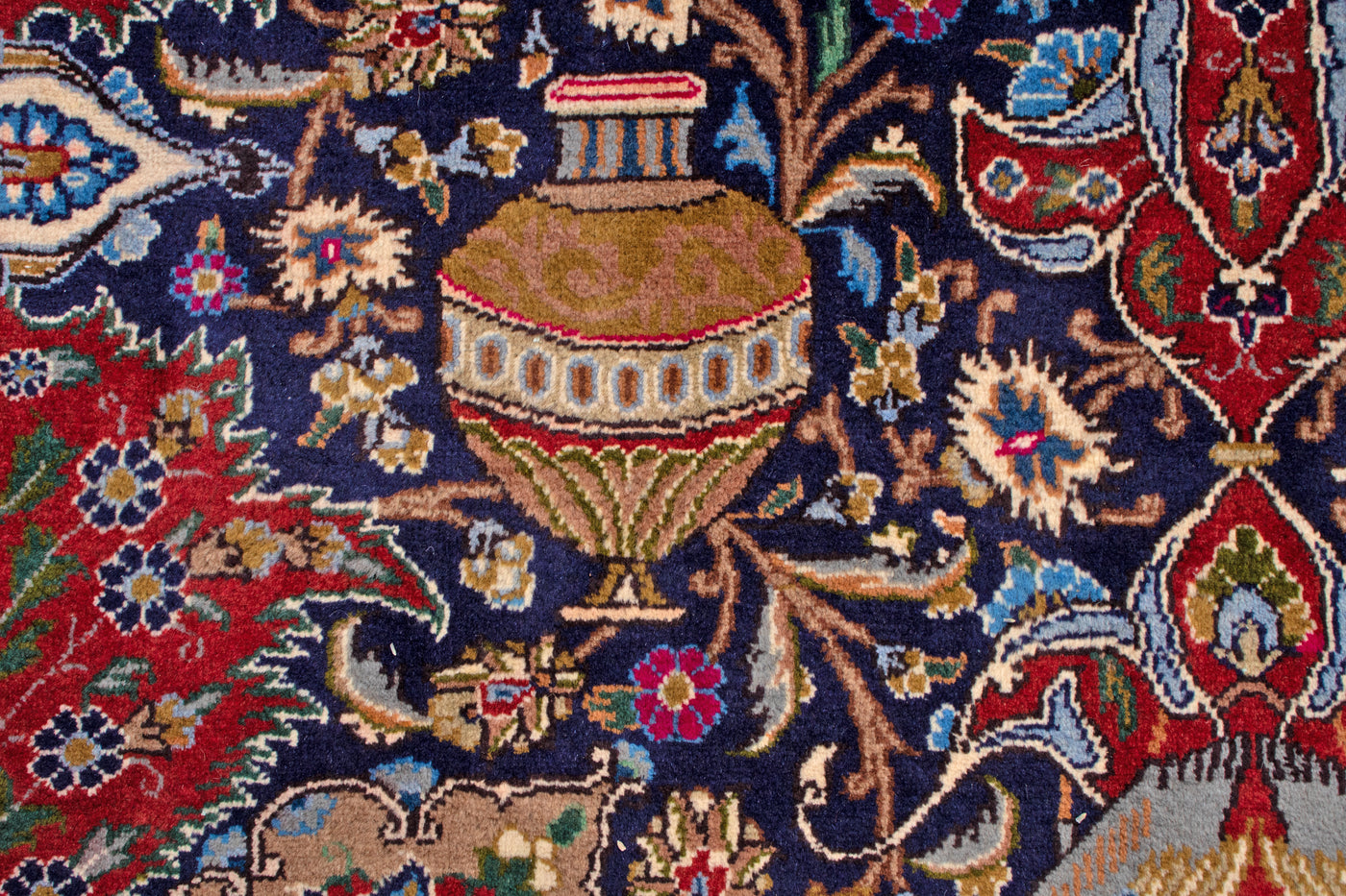 Oriental Kashmar Perserteppich mit Zirhaki Muster