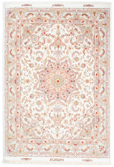 Oriental Tabriz auf Seide