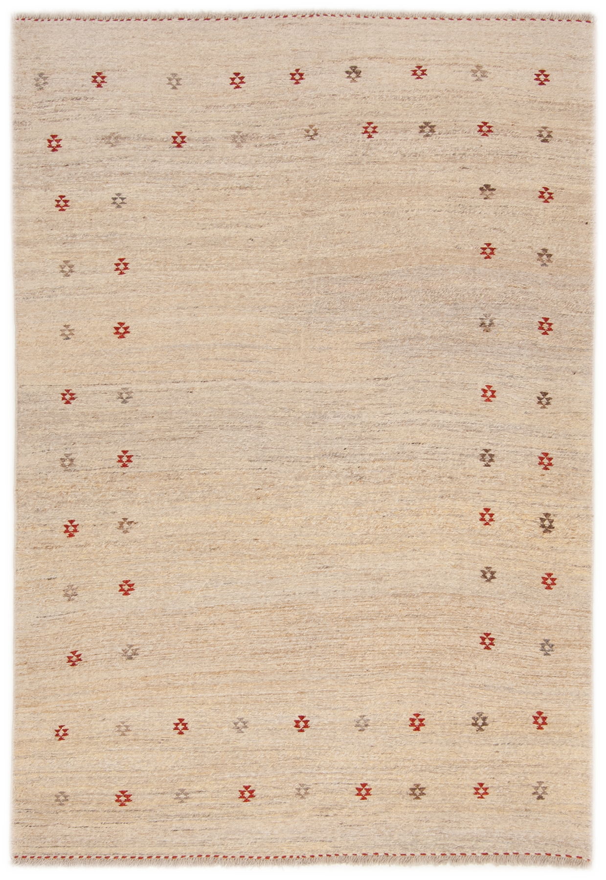 Gabbeh Beige Teppich BeyondKnots