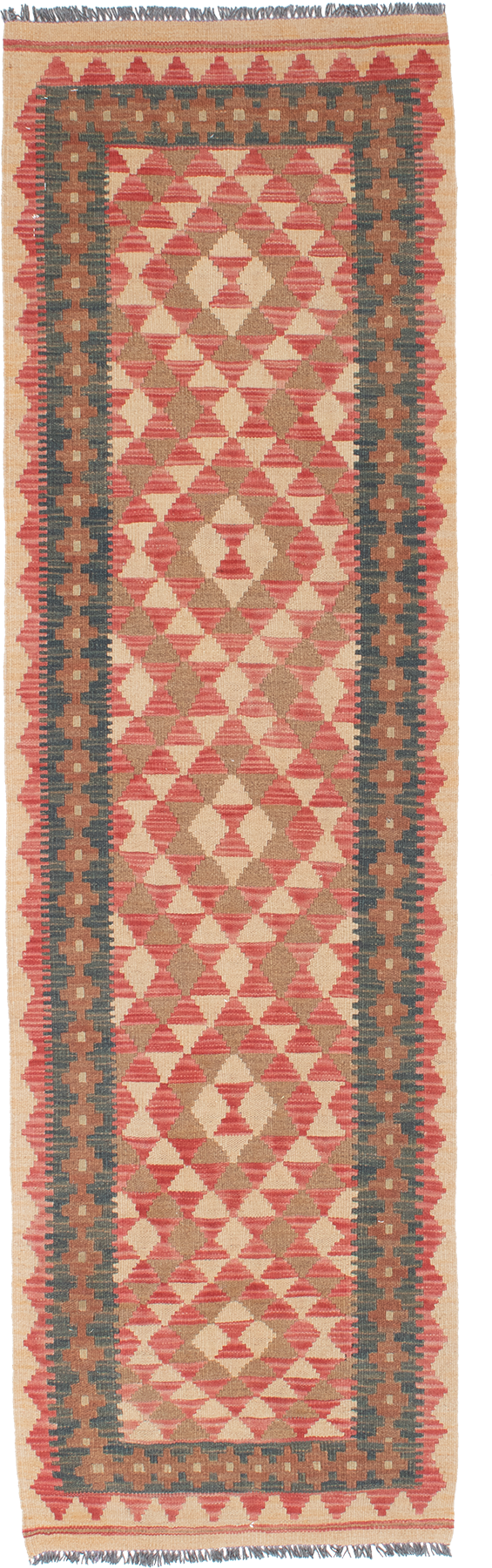 Kelimläufer 200cm Hamburg Rosa Kilim