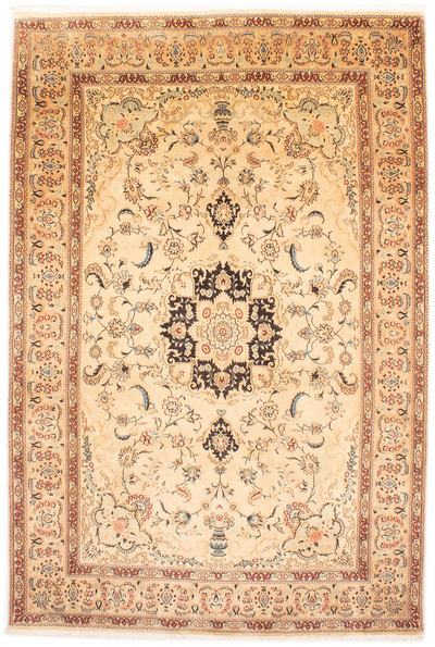 Oriental Mashad Perserteppich Beige