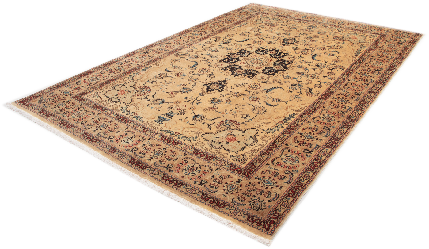 Oriental Mashad Perserteppich Beige