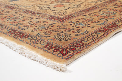 Oriental Mashad Perserteppich Beige